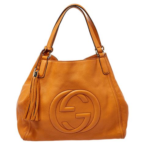 gucci orange tote